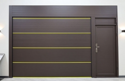 80型中速静音门带平开小门