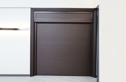 80型格纹视觉车库门